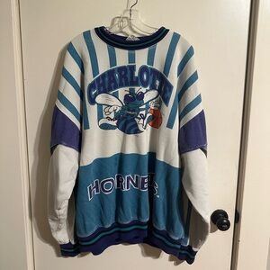 Vintage Nutmeg Brand Charlotte Hornets Sweatshirt